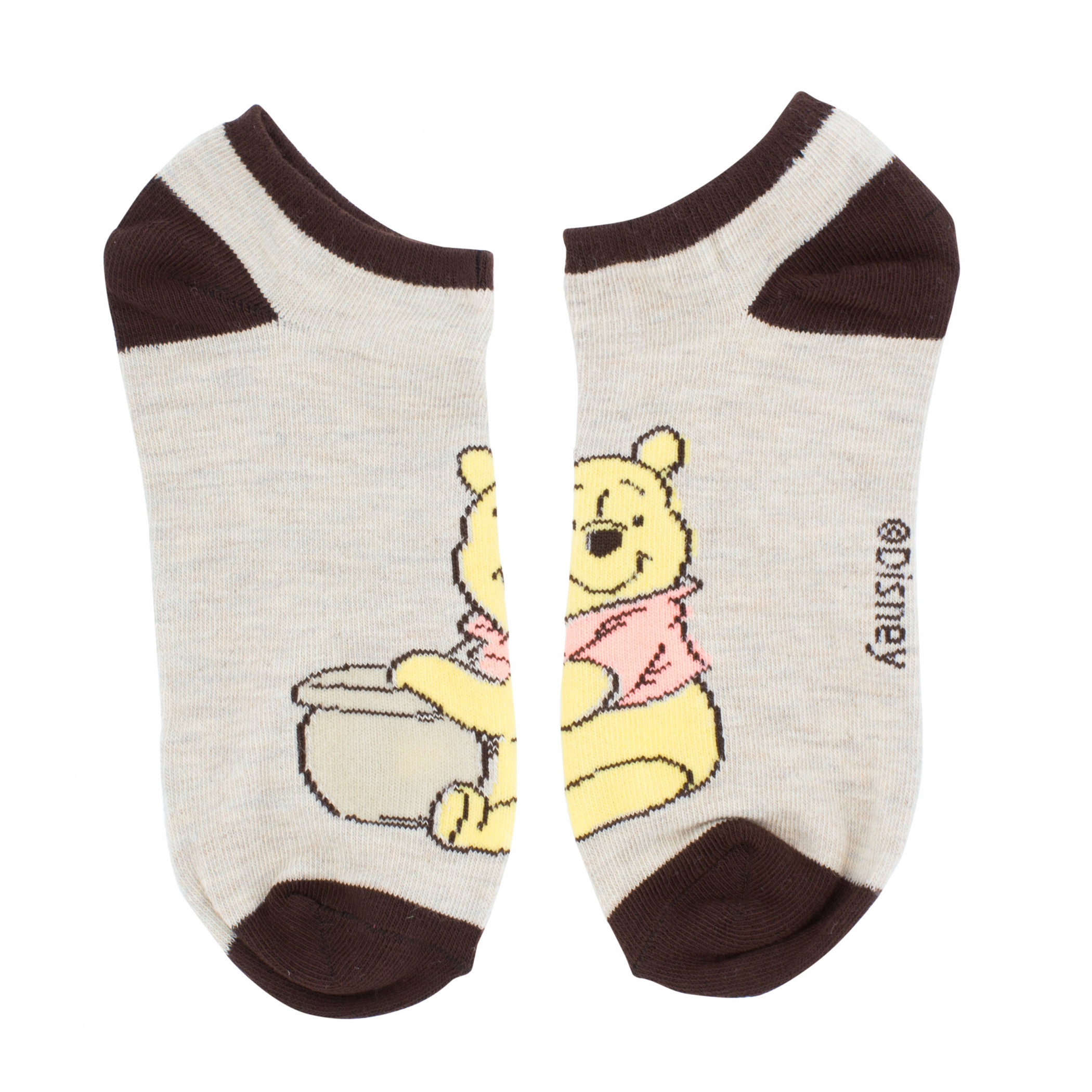 Winnie the Pooh Pastel Women's Ankle Socks 6-Pair Pack